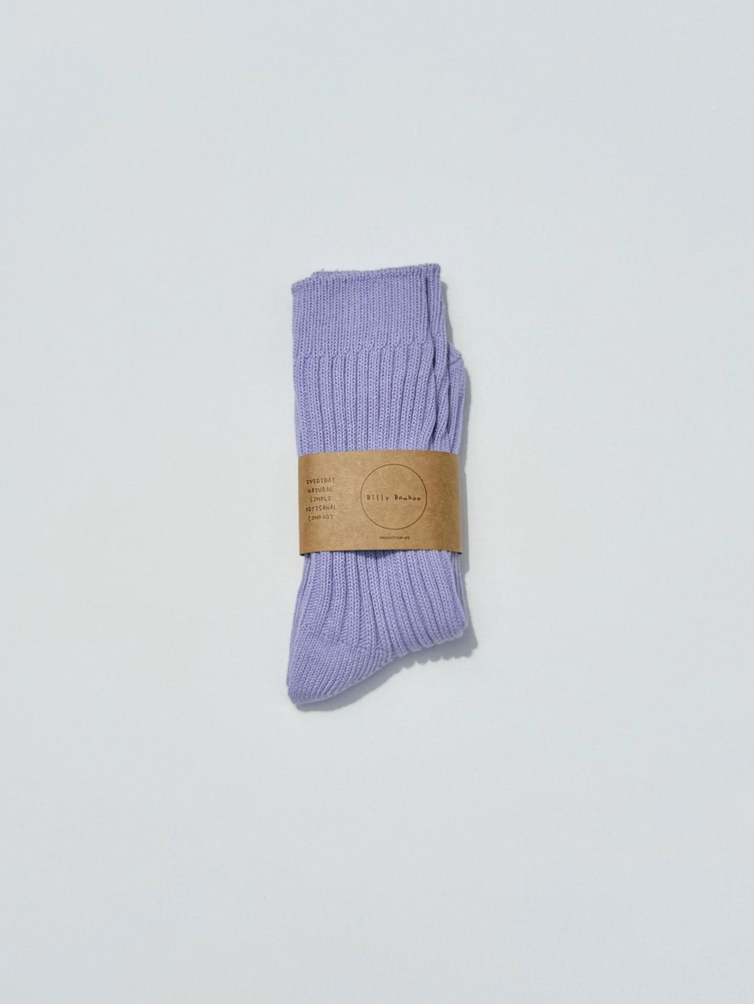 Ribbed Cotton High Socks