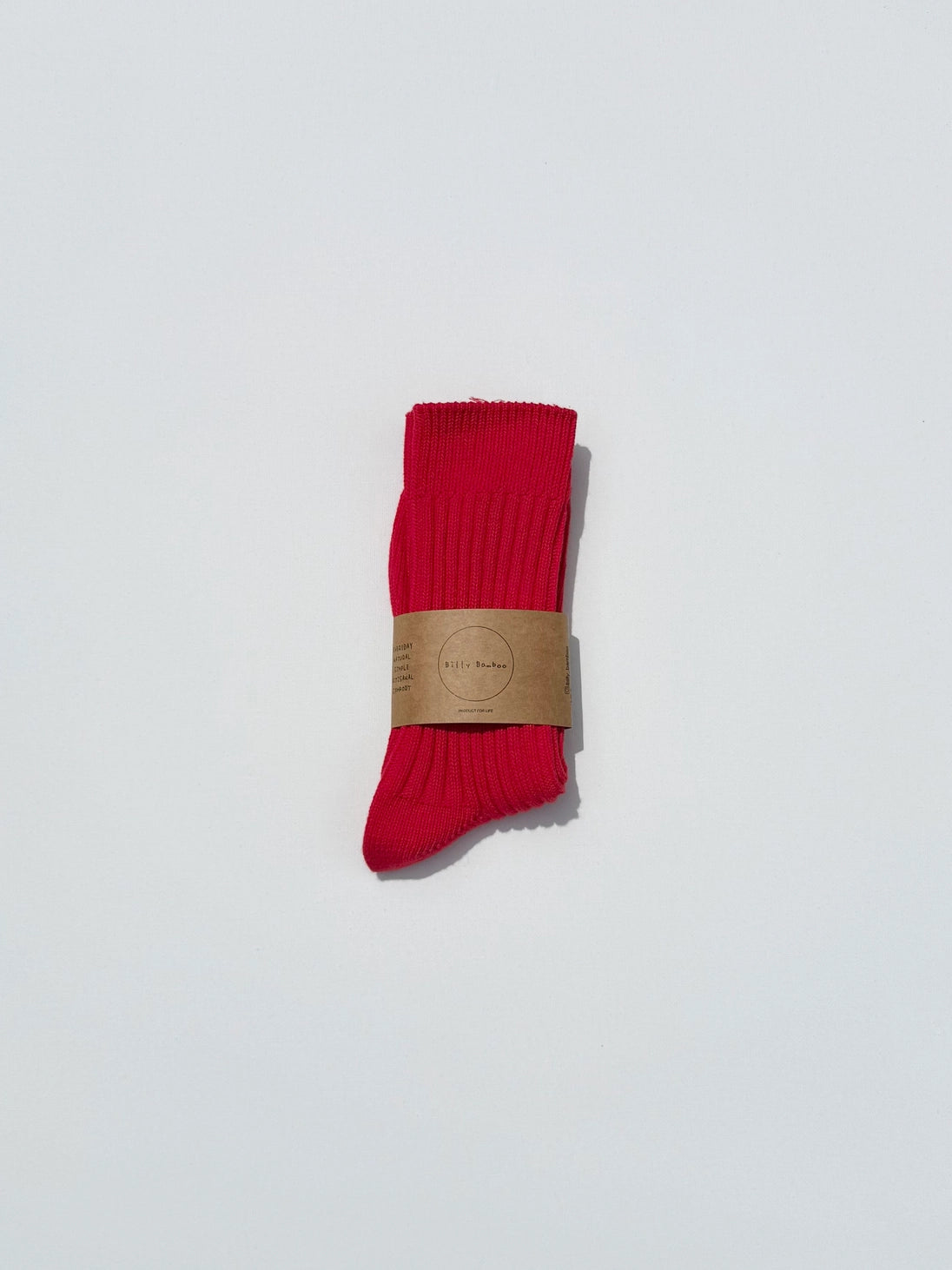 Ribbed Cotton High Socks