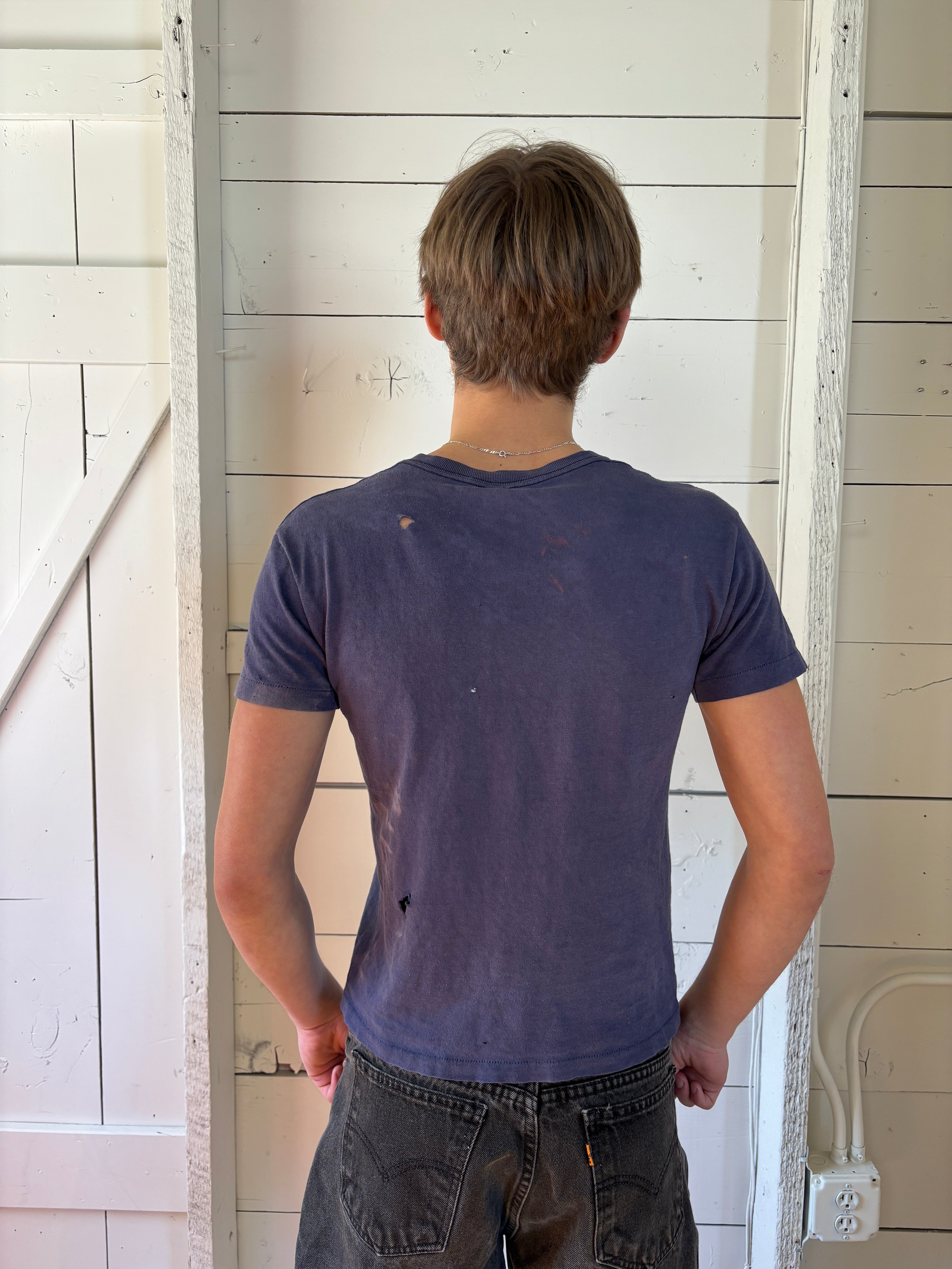 1970s Skating Stars Distressed Cotton T-Shirt