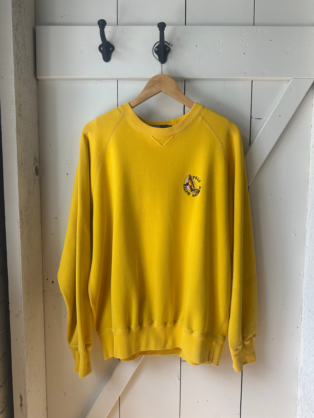 90s Yacht Club Nautical Polo Crewneck