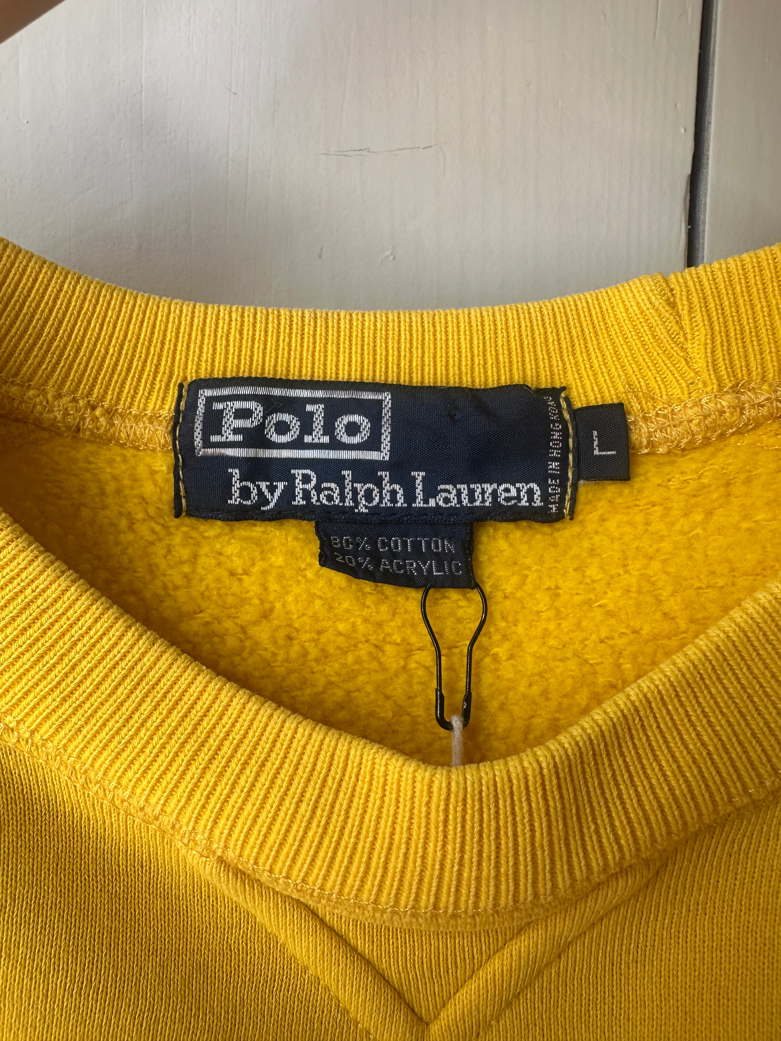 90s Yacht Club Nautical Polo Crewneck