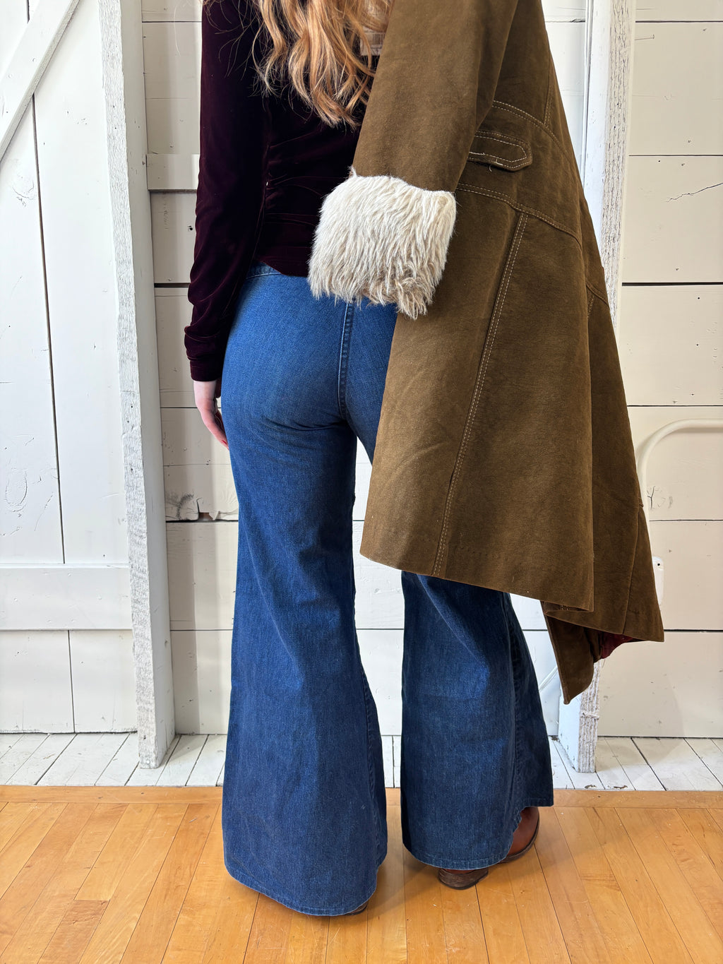 1970s Denim Elephant Bottom Jeans