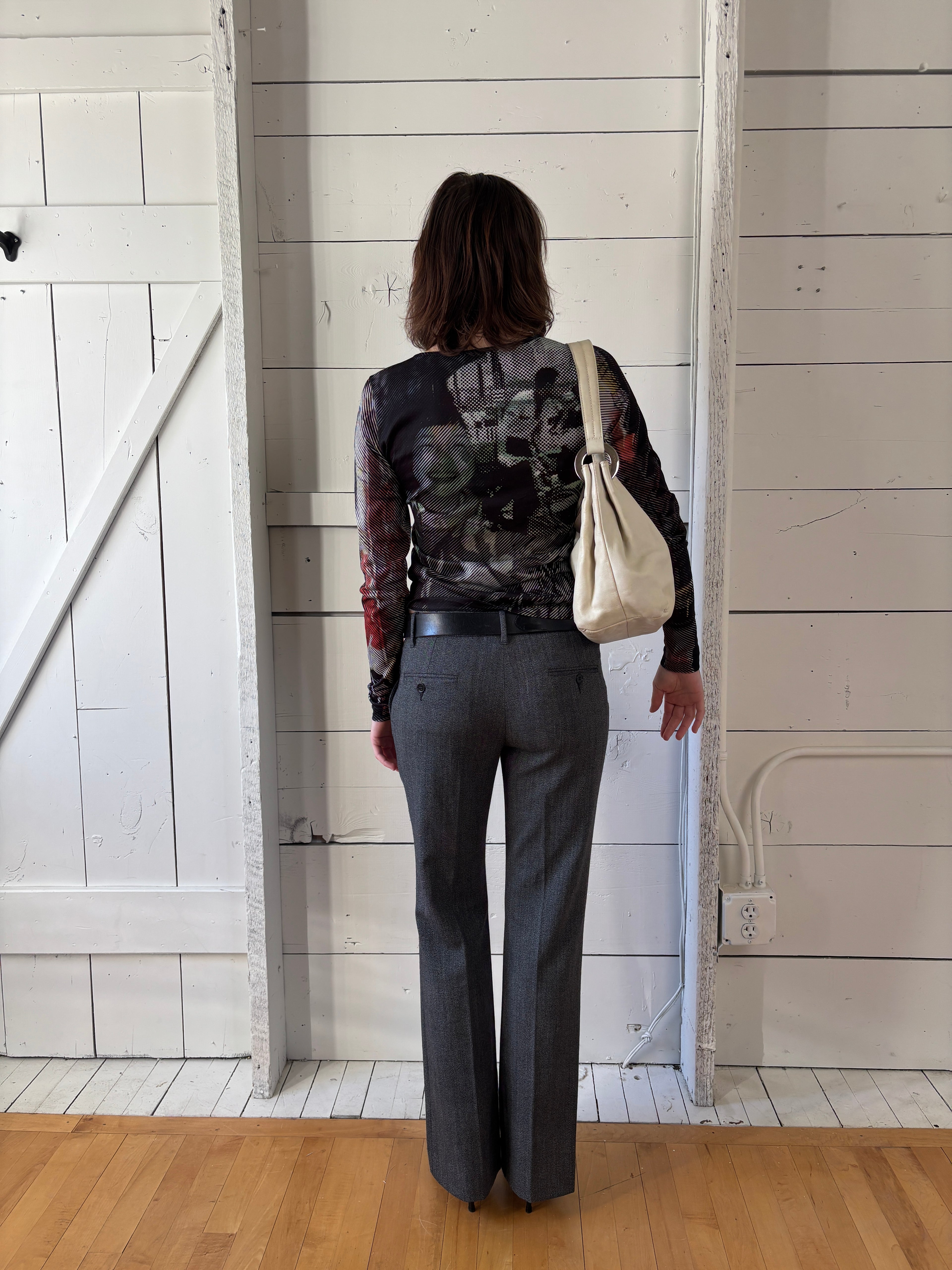 Gray Dolce & Gabbana Midrise Trousers
