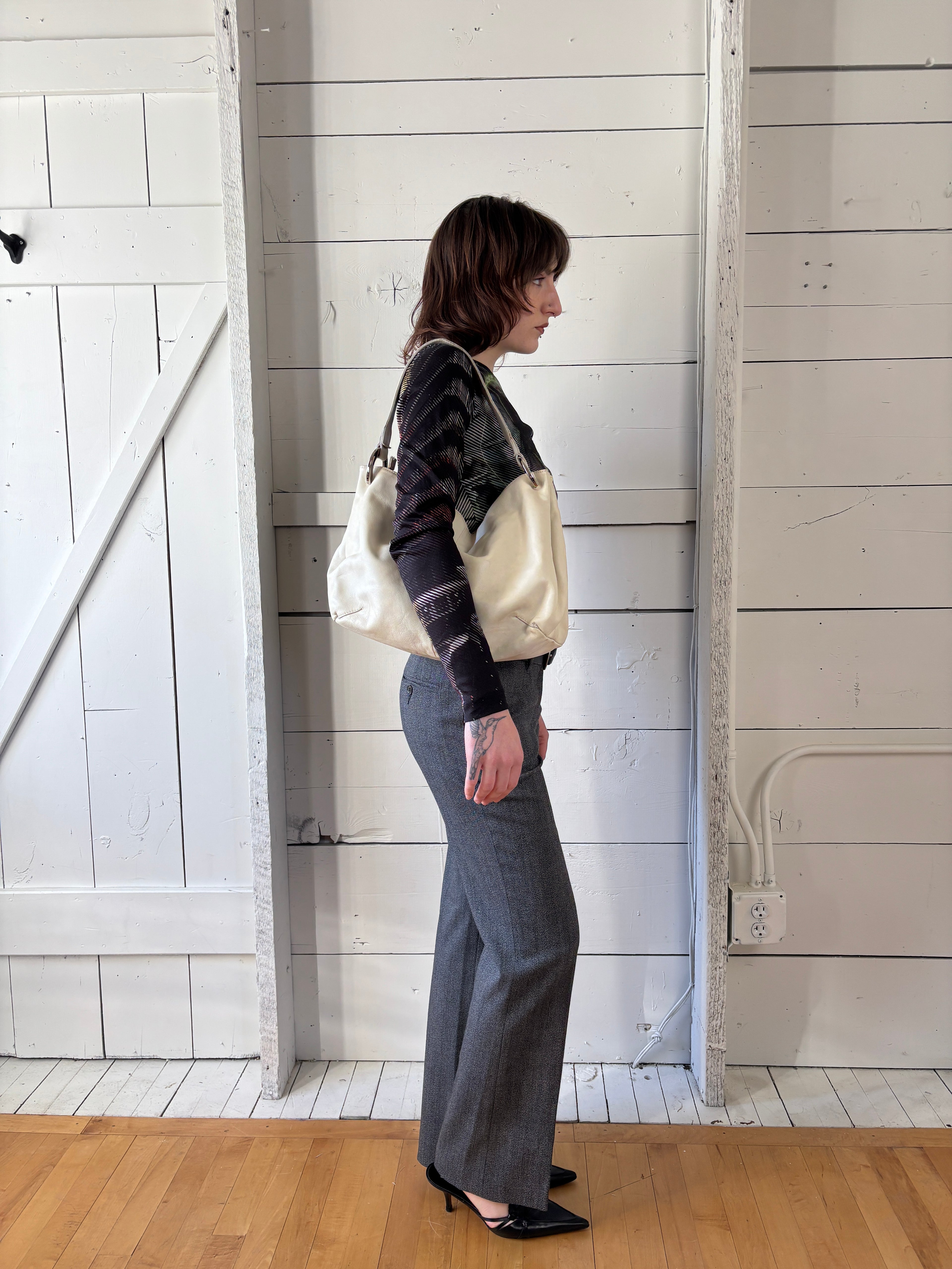 Gray Dolce & Gabbana Midrise Trousers