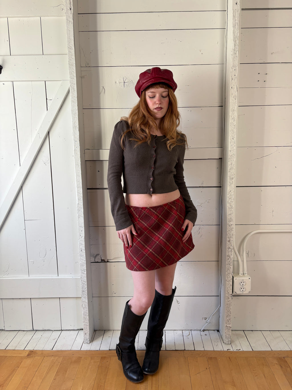 Y2K Euro Cropped Cardigan