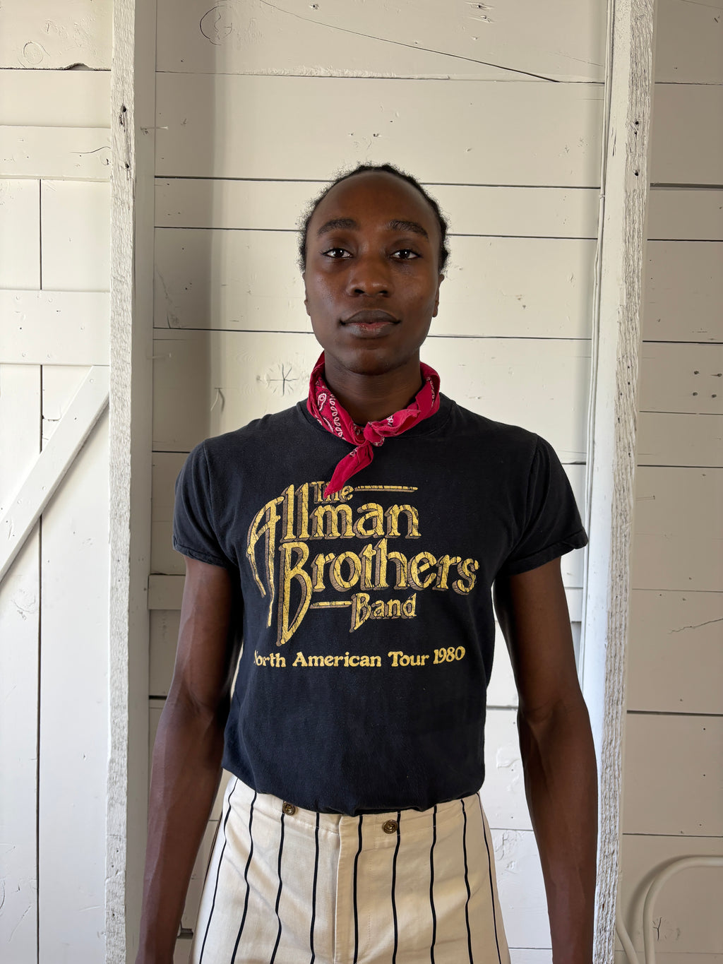 Rare 80s The Alman Brothers Tour Shirt