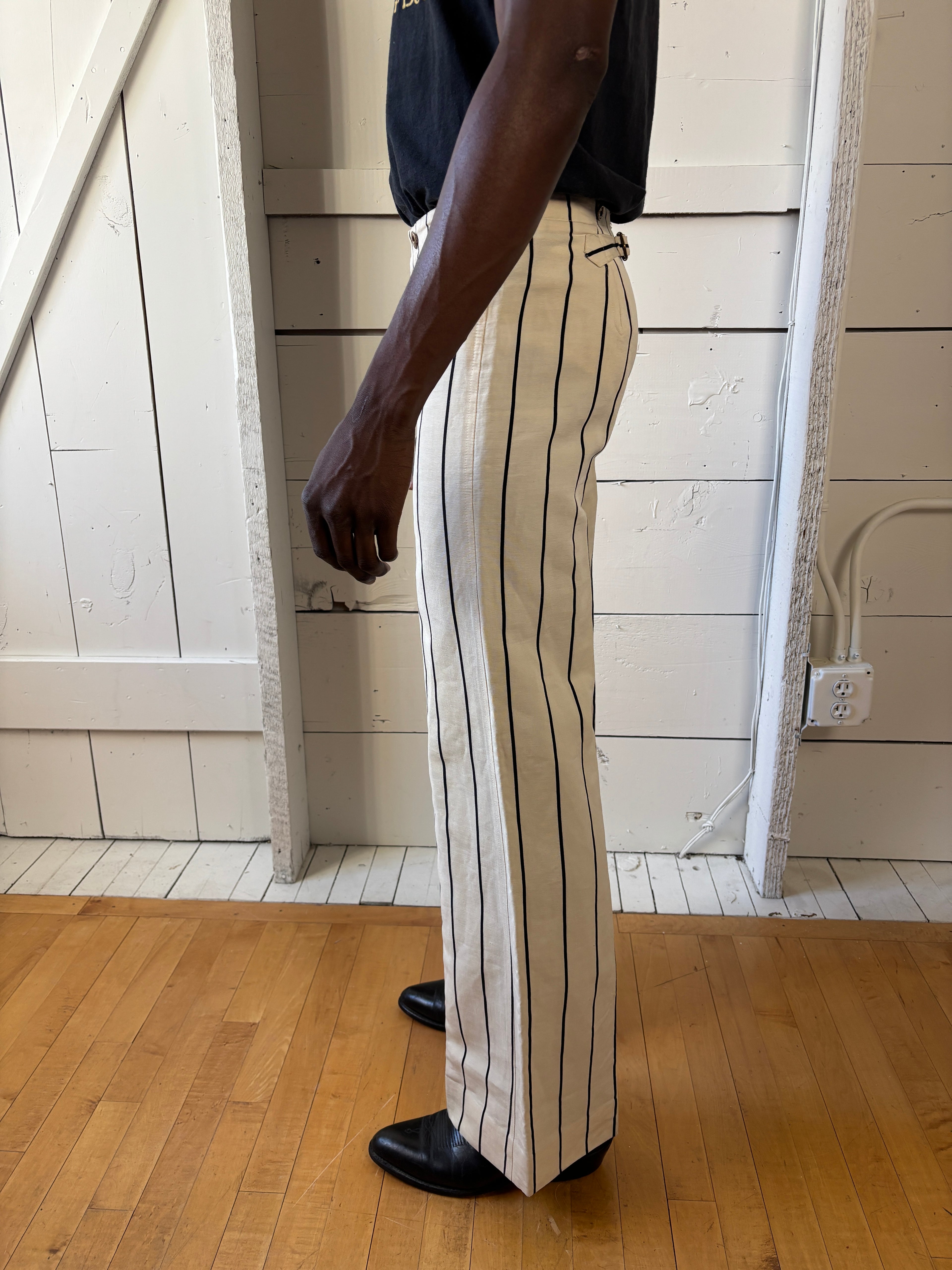 Ralph Lauren Pin Stripe Wide Leg Trousers