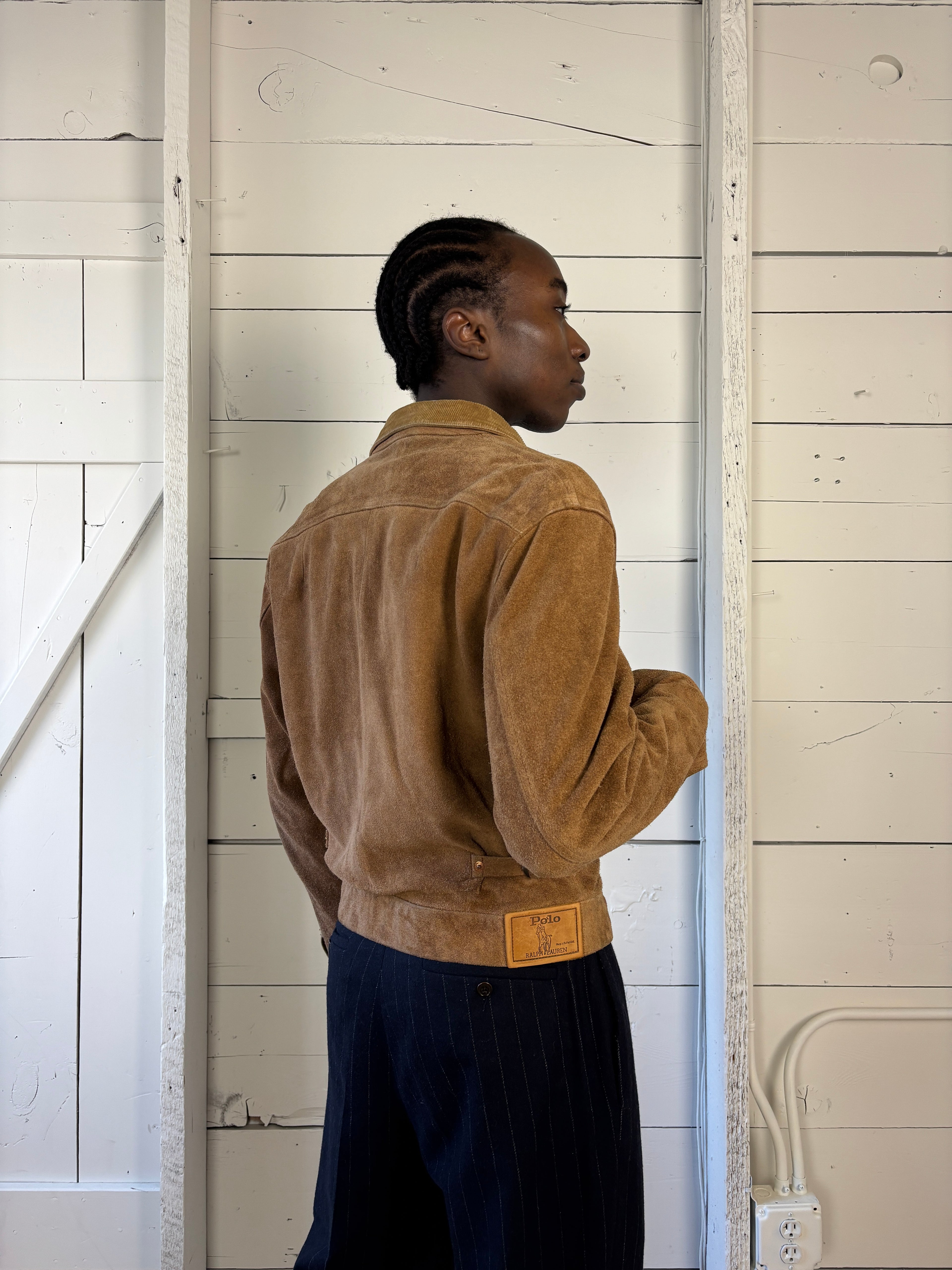 80s Polo Ralph Lauren Type 2 Suede Trucker